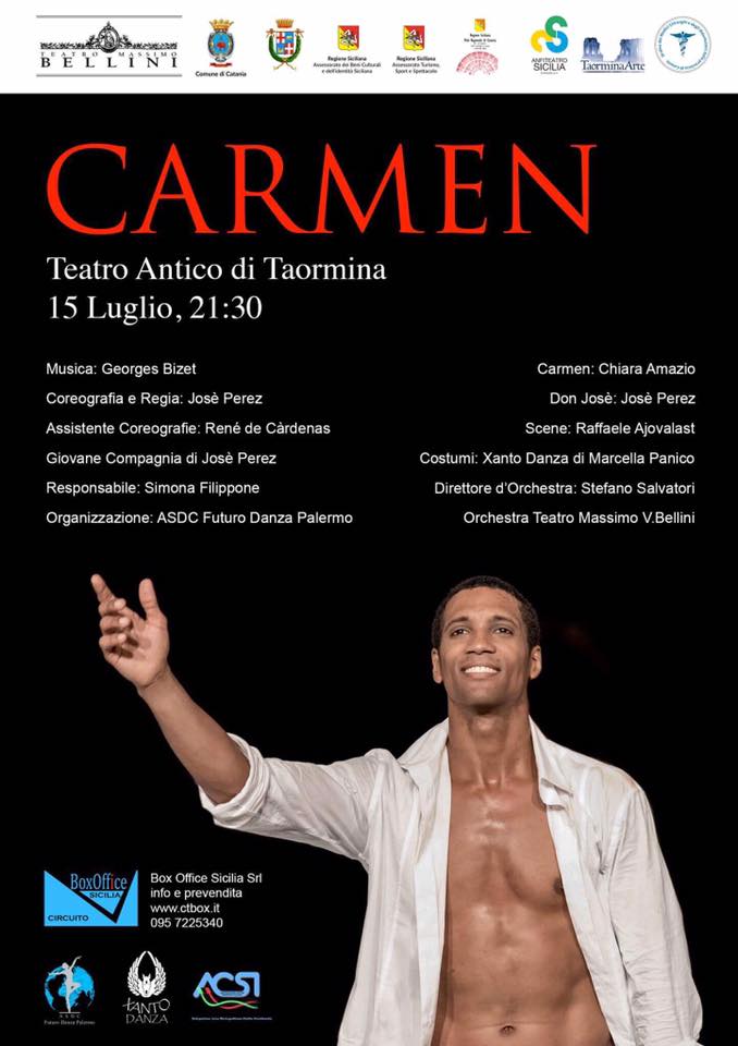 La “Carmen” di e con José Perez al Teatro Antico di Taormina
