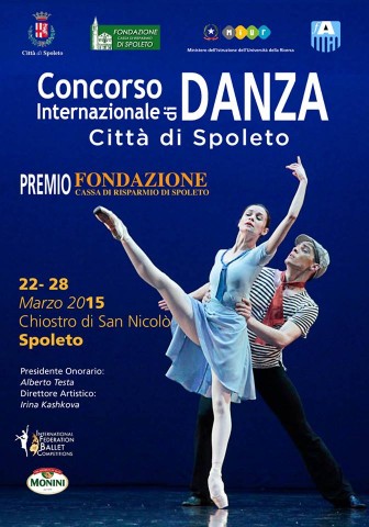 Locandina Concorso Internazionale di danza CittÃ  di Spoleto