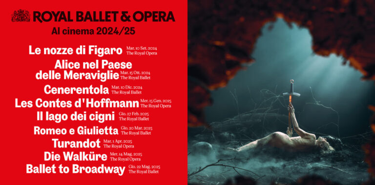 Il Royal Ballet and Opera annuncia programma stagione al cinema 2024/25