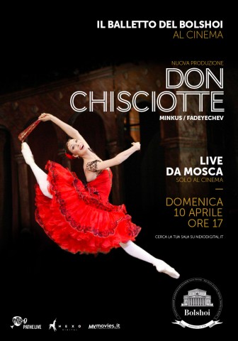 La stagione 2015/2016 del Bolshoi al cinema si conclude alla grande con il Don Chisciotte